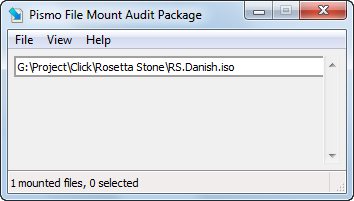 نرم افزار Pismo File Mount Audit Package