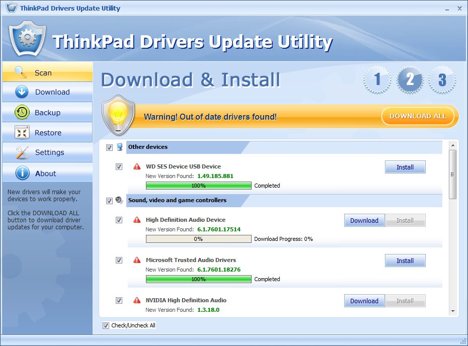 Drivers Update Utility