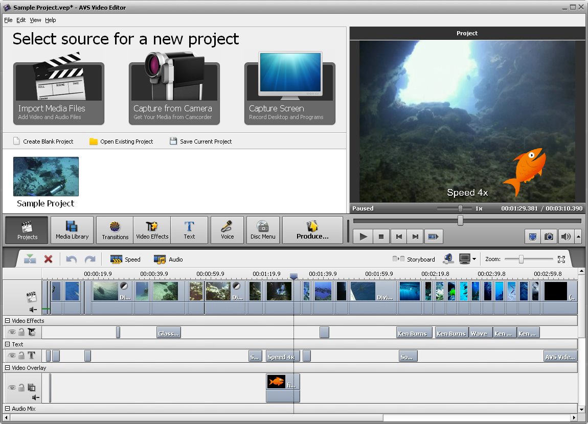 دانلود نرم افزار AVS Video Editor