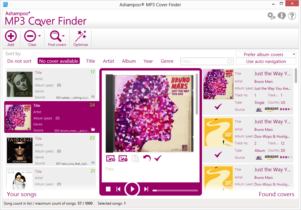 دانلود نرم افزار Ashampoo MP3 Cover Finder