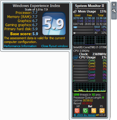 نرم افزار System Monitor II