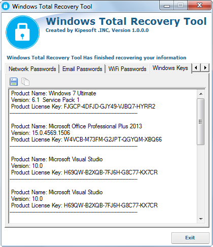 Windows Total Recovery Tool