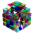 3D Cubes Photo Display Mockup  