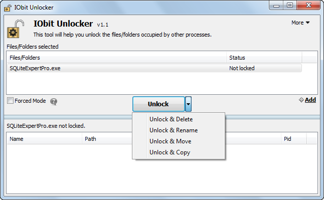 دانلود نرم افزار IObit Unlocker