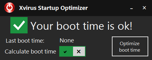Xvirus Startup Optimizer