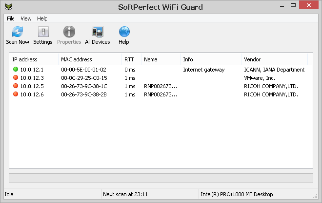 دانلود نرم افزار SoftPerfect WiFi Guard
