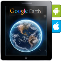 مشاهده نقشه ماهواره‌ای از زمین در گوشیهای موبایل (گوگل ارث)