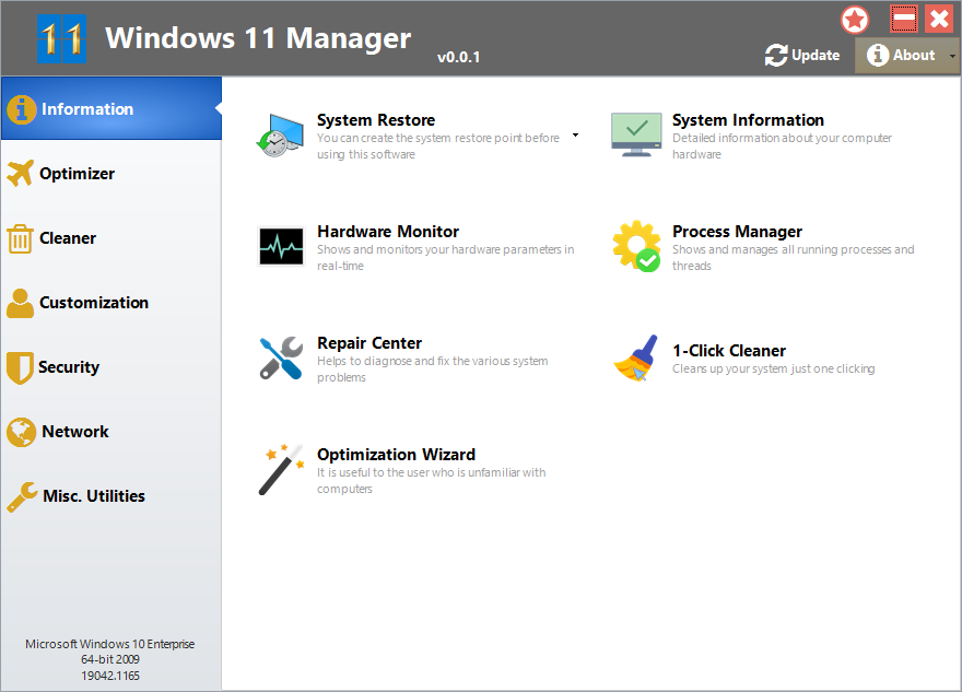 دانلود نرم افزار Windows 11 Manager