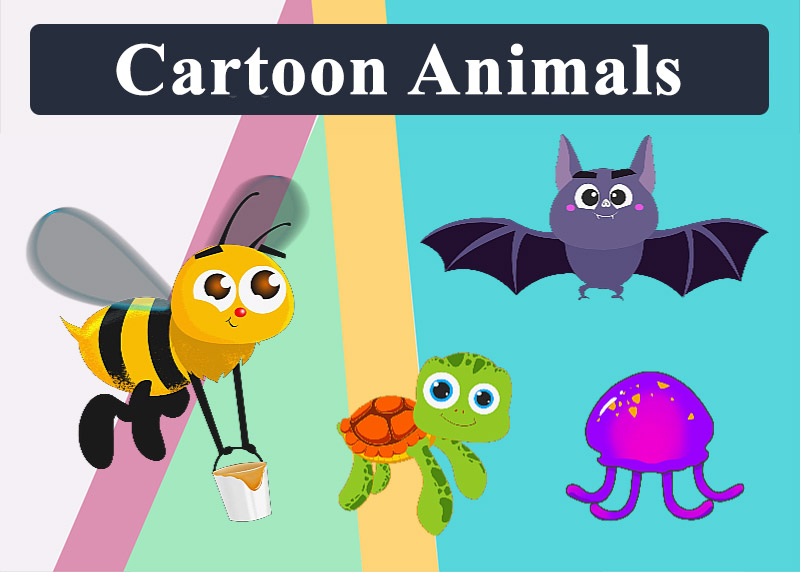 Camtasia Cartoon Animals Template