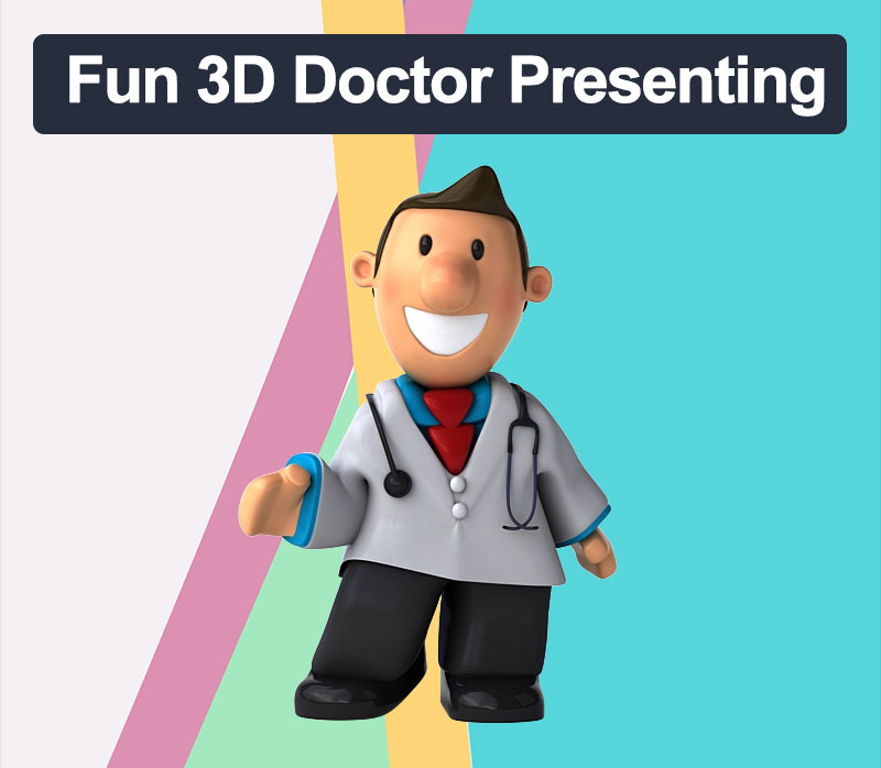 Fun 3D Doctor Presenting